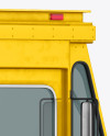 Foodtruck with Donut Mockup - Back Half Side View