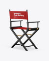 Glossy Director&#039;s Chair Mockup