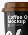 Glossy Coffee Cup Mockup