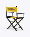 Matte Director's Chair Mockup