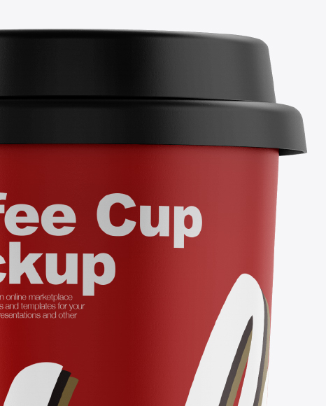 Matte Coffee Cup Mockup