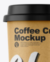 Kraft Coffee Cup Mockup