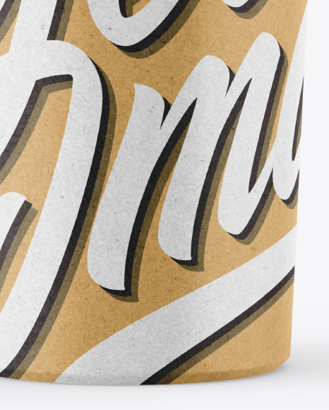 Kraft Coffee Cup Mockup