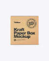 Kraft Paper Box Mockup