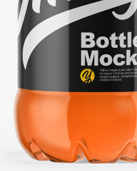 PET Drink Bottle Mockup