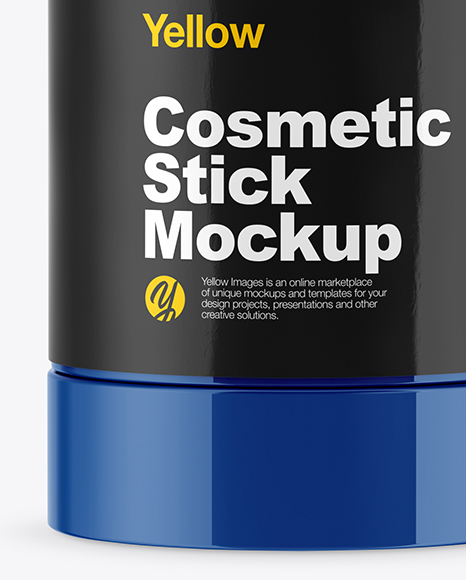 Glossy Cosmetic Stick Mockup