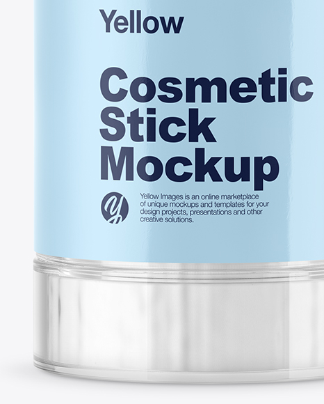 Clear Cosmetic Stick Mockup