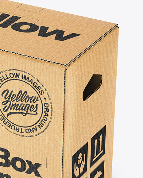 Kraft Paper Box Mockup