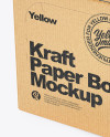 Kraft Paper Box Mockup