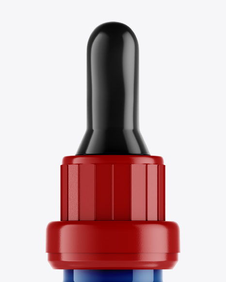 Glossy Dropper Bottle Mockup