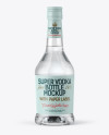 Clear Glass Vodka Bottle Mockup