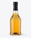 Clear Glass Whisky Bottle Mockup