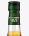 Clear Glass Whisky Bottle Mockup