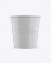 Glossy Plastic Container Mockup