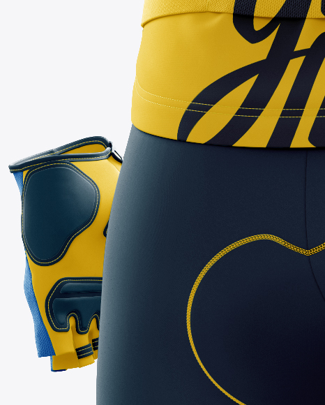 Men’s Full Cycling Kit Mockup (Hero Back Shot)