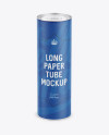 Long Paper Tube w/ a Convex Lid - High-Angle View