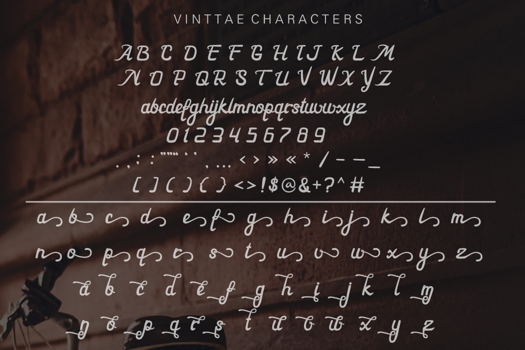 Vinttae font Vinttae font