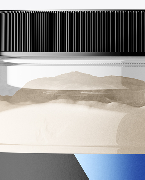 Clear Protein Jar Mockup Clear Protein Jar Mockup