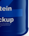 Clear Protein Jar Mockup Clear Protein Jar Mockup