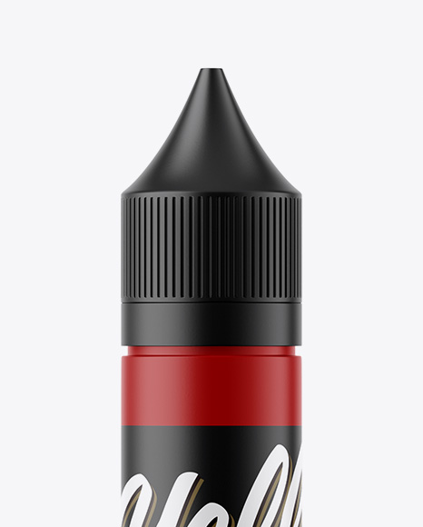 Matte Dropper Bottle Mockup