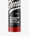 Matte Dropper Bottle Mockup