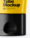 Glossy Cosmetic Tube Mockup