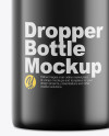 Matte Dropper Bottle Mockup