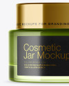 Glass Cosmetic Jar Mockup Glass Cosmetic Jar Mockup