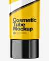 Glossy Cosmetic Tube Mockup