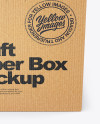 Kraft Paper Box Mockup