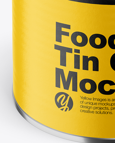 Food Can w/ Corn Mockup