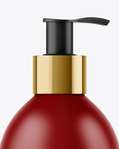 Matte Liquid Soap Bottle Mockup