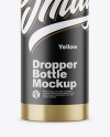 Metallic Dropper Bottle Mockup