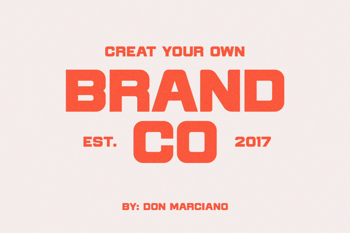 Brandco Font Brandco Font