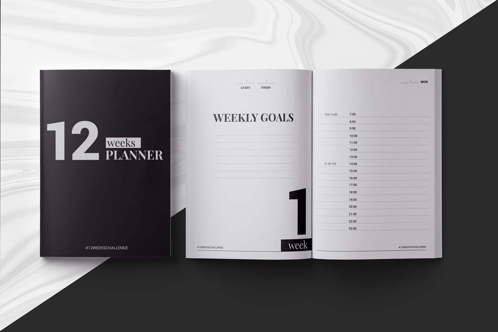 12 Weeks Planner InDesign Template 12 Weeks Planner InDesign Template
