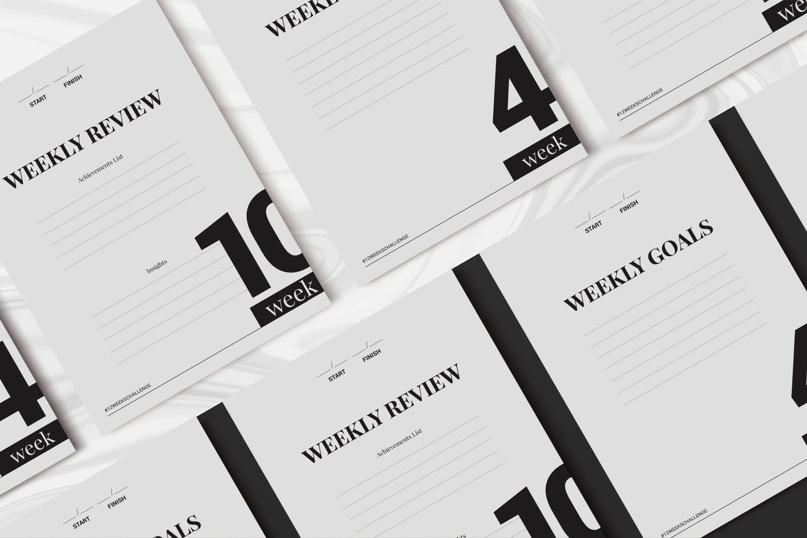 12 Weeks Planner InDesign Template 12 Weeks Planner InDesign Template