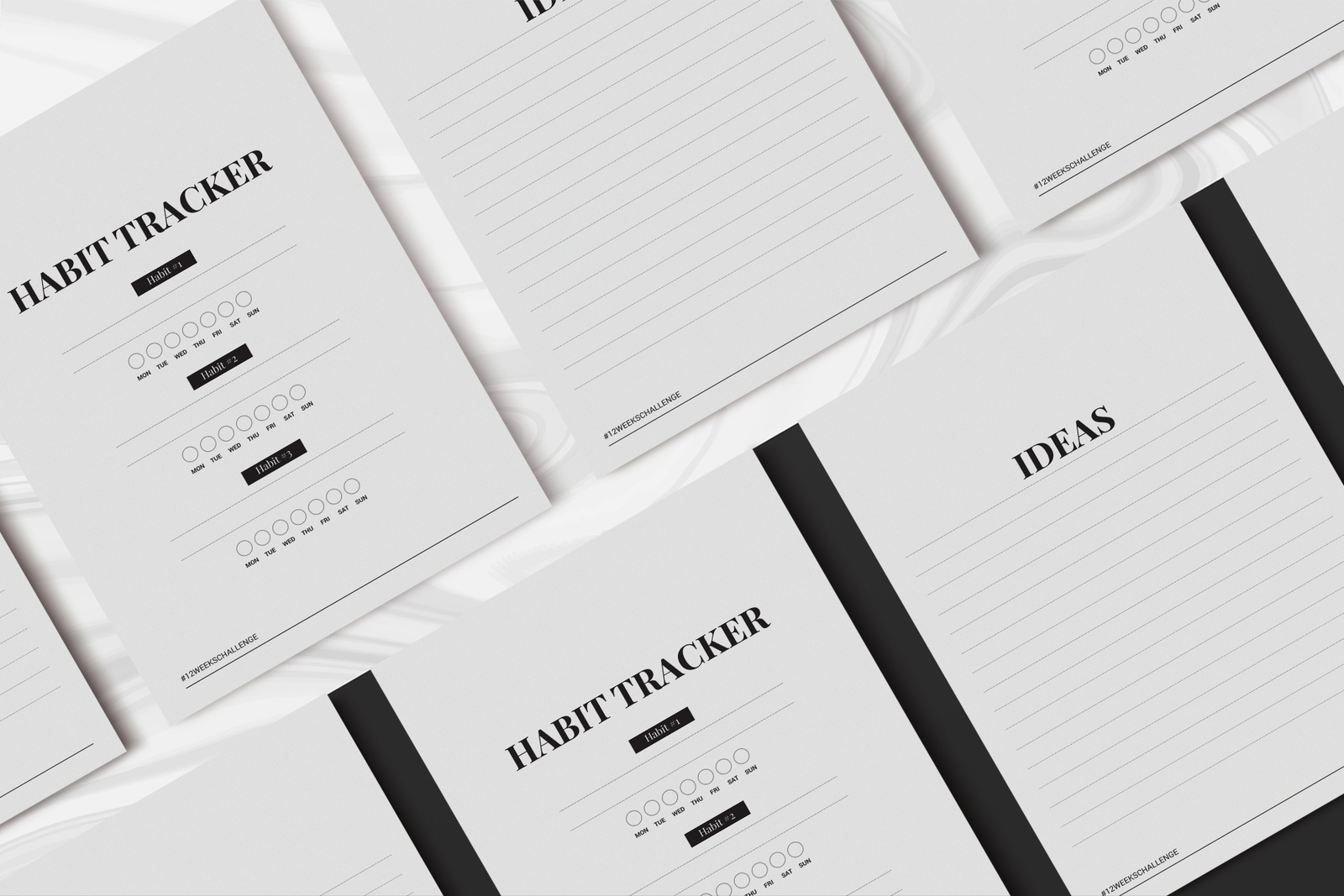 12 Weeks Planner InDesign Template 12 Weeks Planner InDesign Template