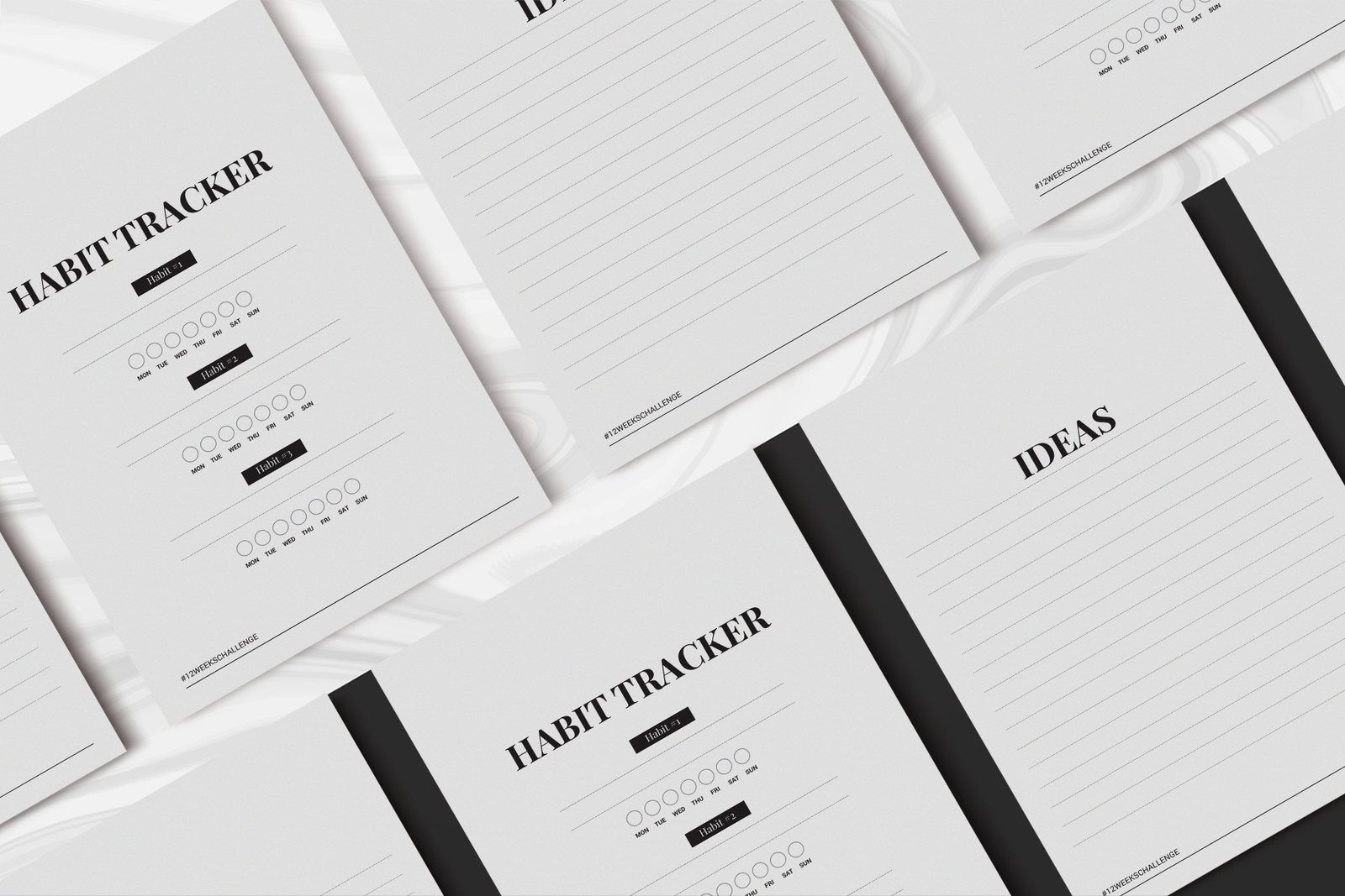 12 Weeks Planner InDesign Template