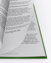 Opened Textured Book Mockup