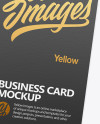 Two Paper Business Cards Mockup