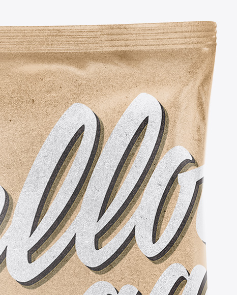 Kraft Snack Bag Mockup