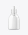 Clear Liquid Soap Bottle Mockup