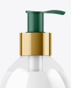 Clear Liquid Soap Bottle Mockup