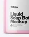 Clear Liquid Soap Bottle Mockup