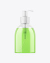 Clear Liquid Soap Bottle Mockup