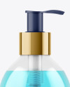 Clear Liquid Soap Bottle Mockup