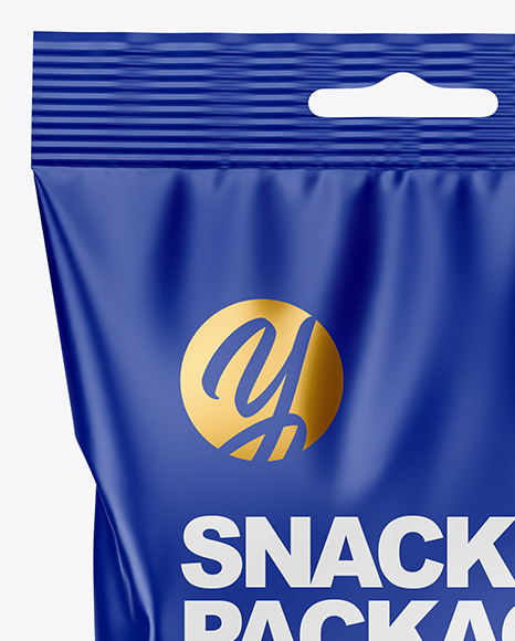 Matte Snack Package Mockup