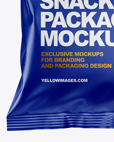 Matte Snack Package Mockup