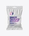 Matte Snack Package Mockup