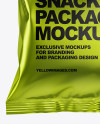 Metallic Snack Package Mockup